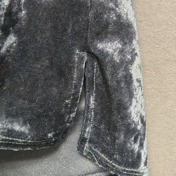 Valerie Stevens 2X Crushed Velvet Whimsigoth Boho Off-Shoulder Blouse Bell Sleev - Picture 7 of 10